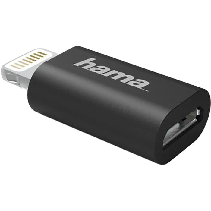 Adaptor HAMA 178400 MicroUSB - Lightning, negru WALTI