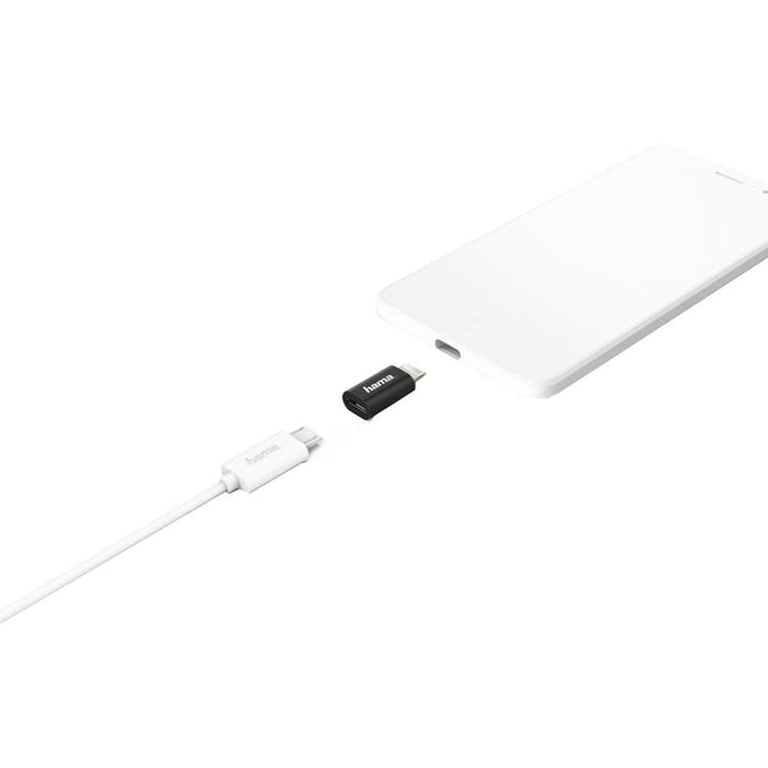 Adaptor HAMA 178400 MicroUSB - Lightning, negru WALTI