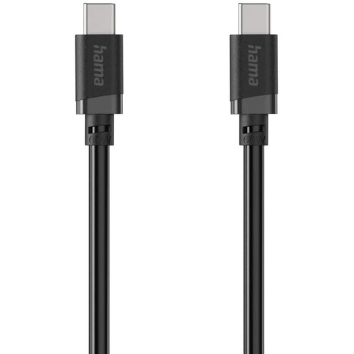 Cablu date HAMA 201806, USB-C - USB-C, 1m, negru - WALTI WALTI
