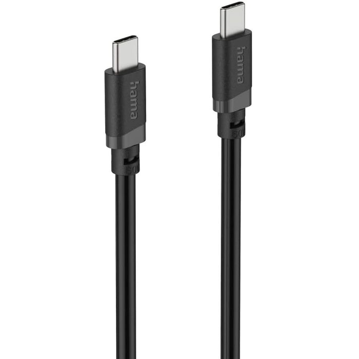 Cablu date HAMA 201808, USB-C - USB-C, 2m, negru - WALTI WALTI
