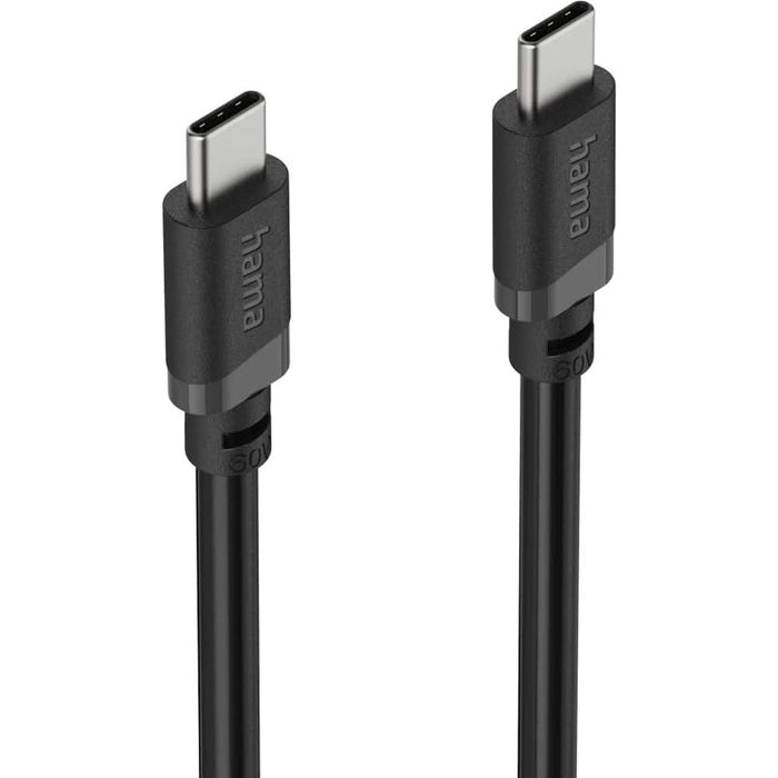 Cablu date HAMA 201808, USB-C - USB-C, 2m, negru - WALTI WALTI