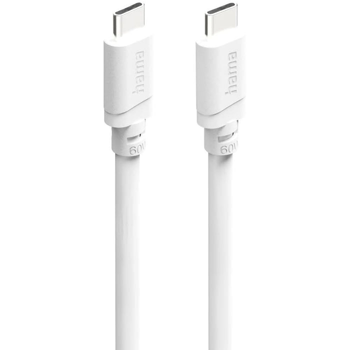 Cablu date HAMA 201809, USB-C - USB-C, 2m, alb WALTI