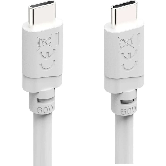 Cablu date HAMA 201809, USB-C - USB-C, 2m, alb WALTI