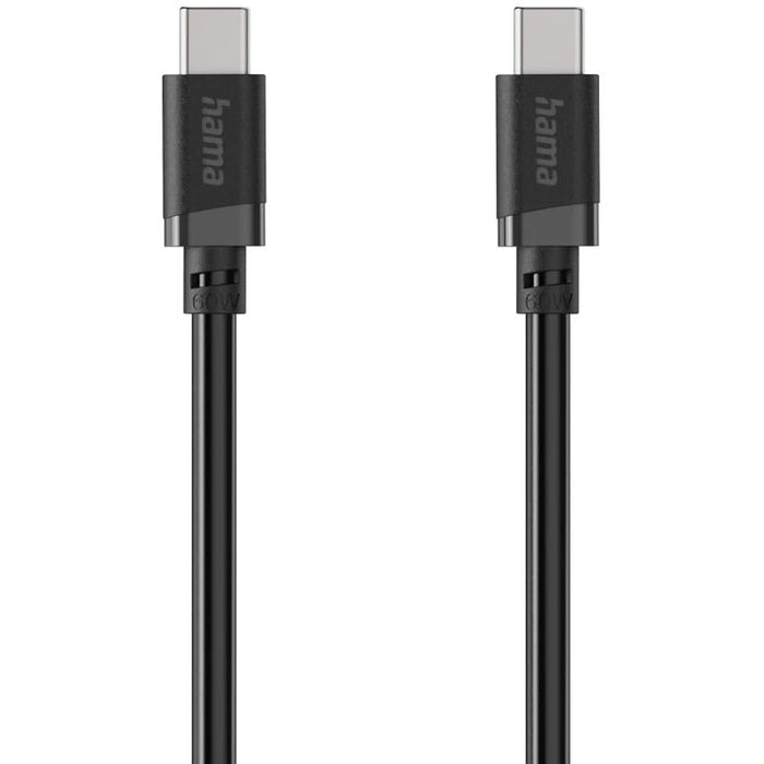 Cablu date HAMA 201810, USB-C - USB-C, 3m, negru WALTI