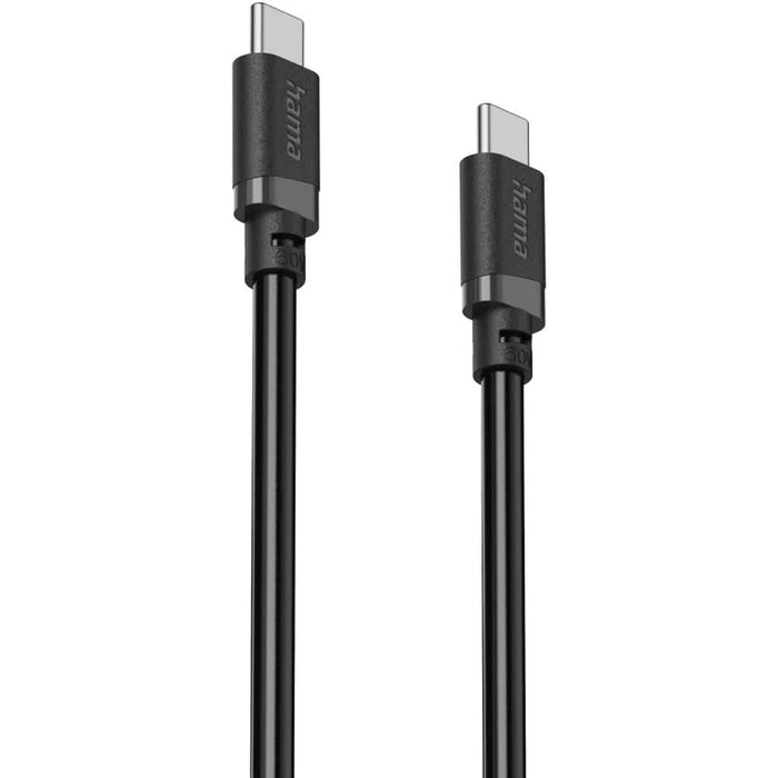 Cablu date HAMA 201810, USB-C - USB-C, 3m, negru WALTI