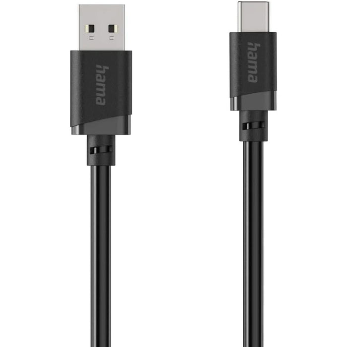 Cablu date HAMA 201811, USB-A - USB-C, 1m, negru - WALTI WALTI