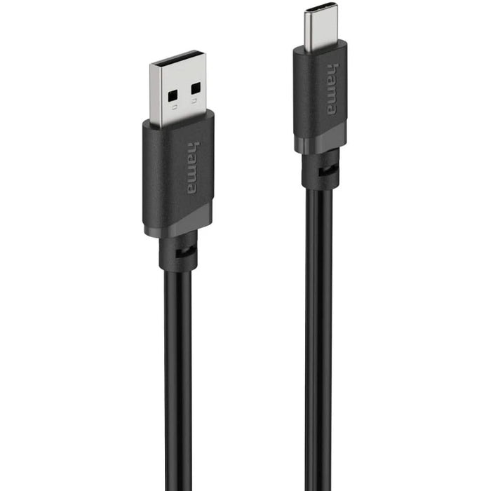 Cablu date HAMA 201812, USB-A - USB-C, 2m, negru - WALTI WALTI