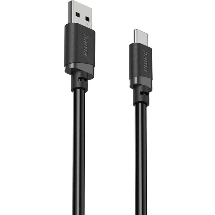Cablu date HAMA 201812, USB-A - USB-C, 2m, negru - WALTI WALTI