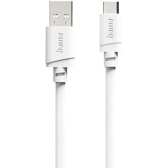 Cablu date HAMA 201813, USB-A - USB-C, 2m, alb - WALTI WALTI