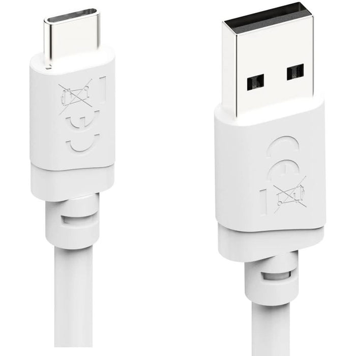 Cablu date HAMA 201813, USB-A - USB-C, 2m, alb - WALTI WALTI