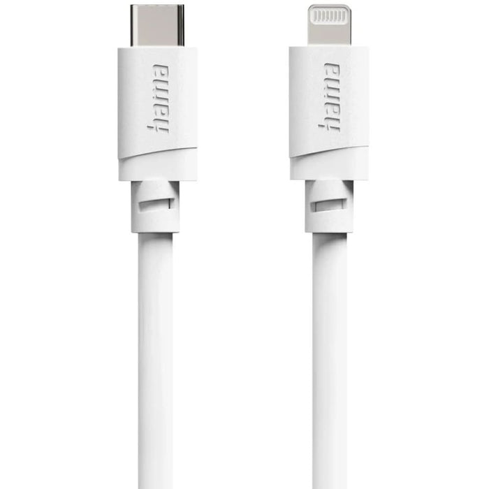 Cablu date HAMA 201817, USB-C - Lightning, 3m, alb - WALTI WALTI