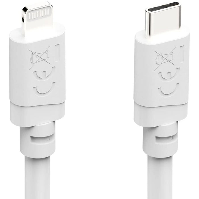 Cablu date HAMA 201817, USB-C - Lightning, 3m, alb - WALTI WALTI