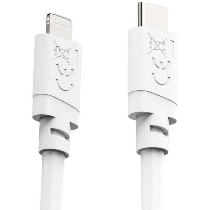 Cablu date HAMA 201817, USB-C - Lightning, 3m, alb - WALTI WALTI