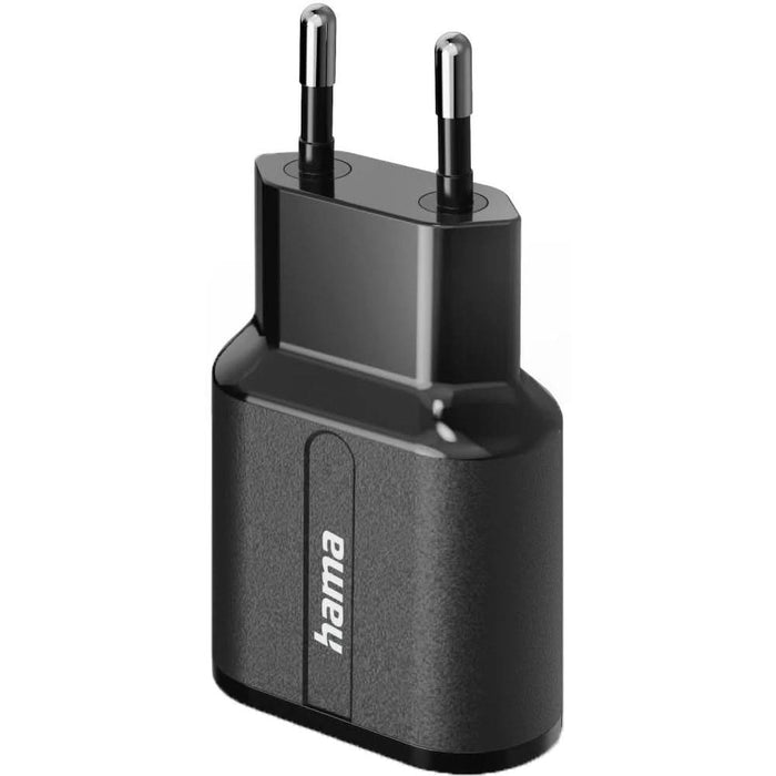 Incarcator retea HAMA 201971, 2x USB-A, 12W, negru WALTI
