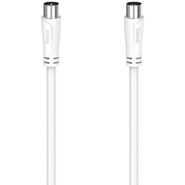 Cablu video Coaxial HAMA 205047, 5m, 90dB, alb WALTI