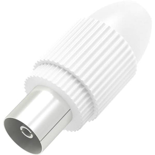 Mufa antena Coaxial Priza HAMA 205214, alb - WALTI WALTI