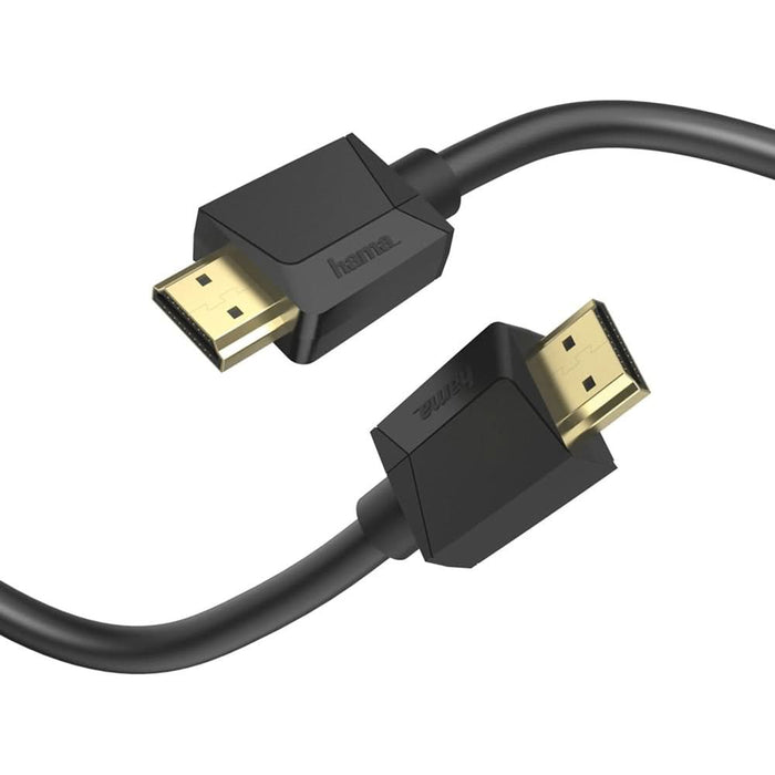 Cablu HDMI HAMA 205243, 3m, 8K HDR, placat aur, negru - WALTI WALTI