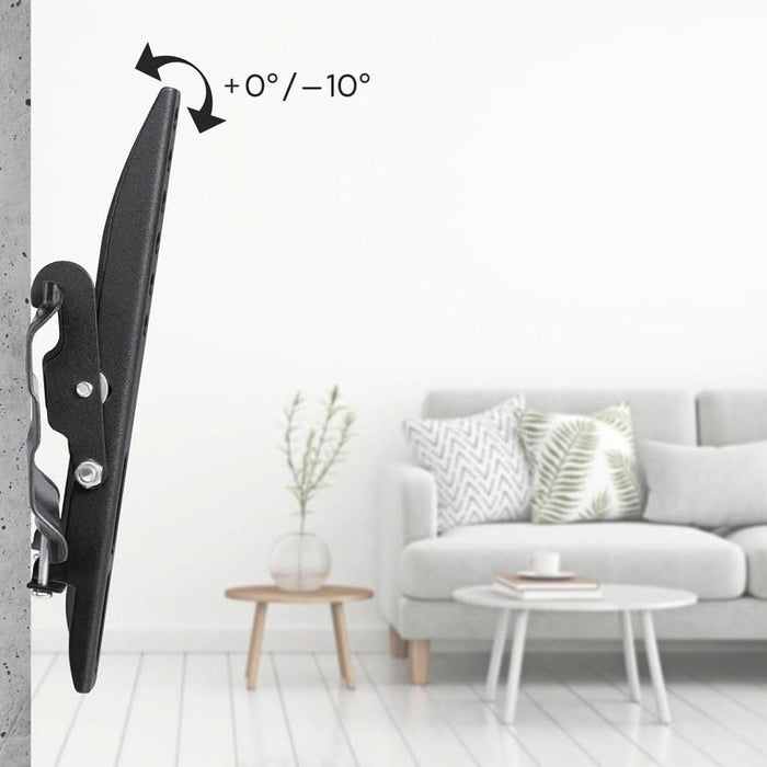Suport TV perete HAMA 220806, reglabil, 19-48", 25kg, negru WALTI