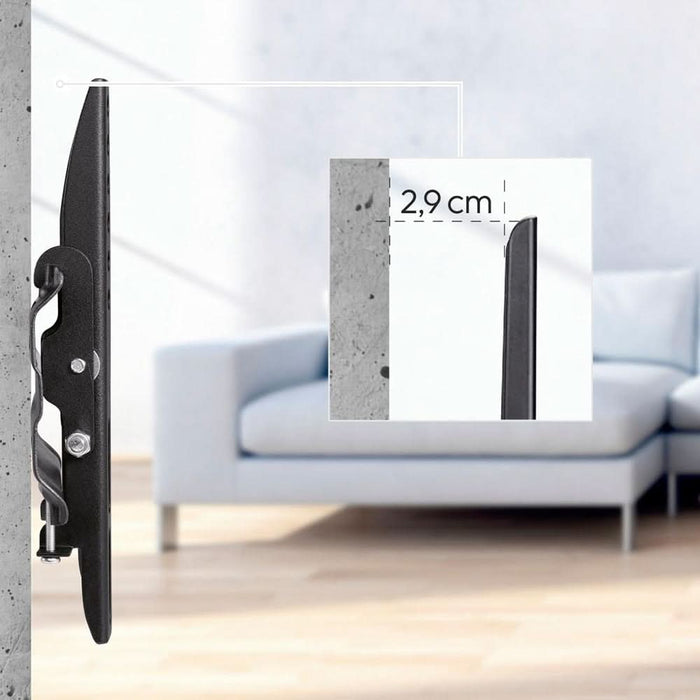 Suport TV perete HAMA 220806, reglabil, 19-48", 25kg, negru WALTI