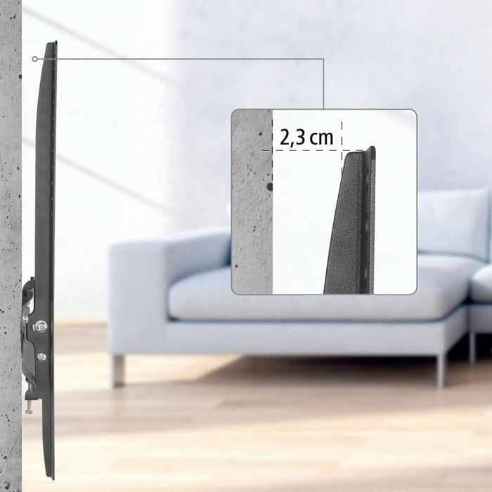 Suport TV perete HAMA 220809, fix, 32-65", 35kg, negru WALTI