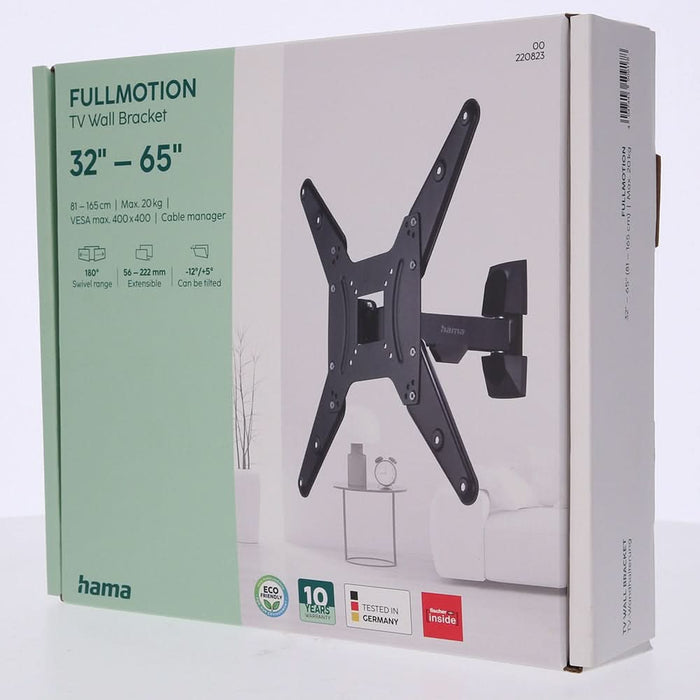 Suport TV perete HAMA 220823, reglabil, 32-65", 20kg, negru WALTI