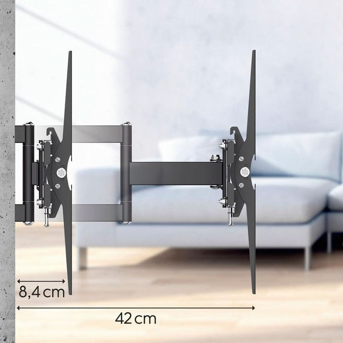 Suport TV perete HAMA 220831, Mobil, 32-84", 50kg, negru WALTI