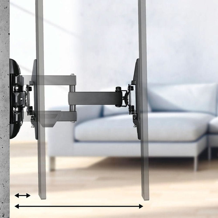Suport TV perete HAMA 220840, Mobil, 19-48", 25kg, negru WALTI
