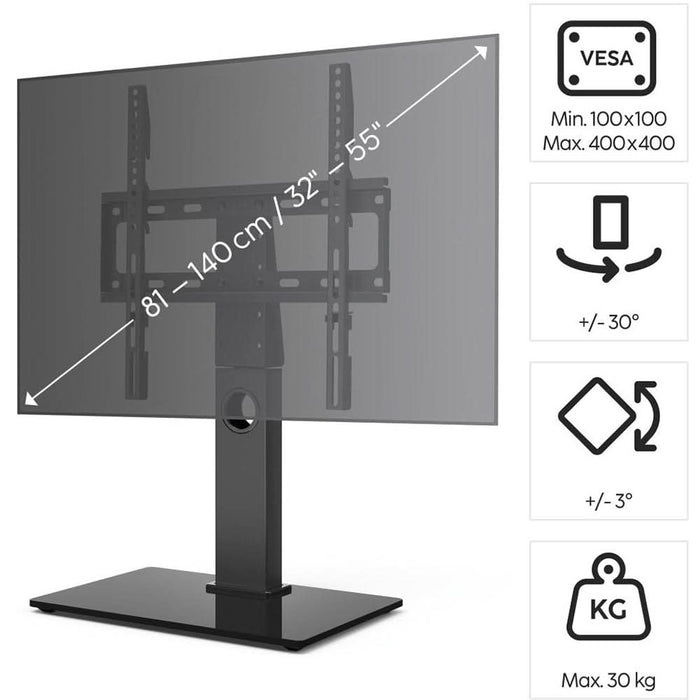 Suport TV perete HAMA 220866, reglabil, 32-55", 30kg, negru - WALTI WALTI