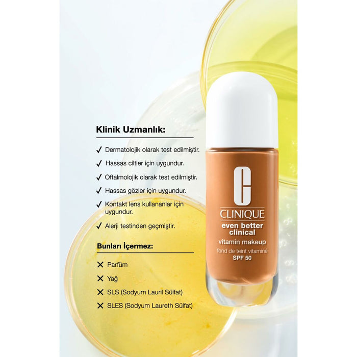 Bază de machiaj cremoasă Clinique EVEN BETTER Nº 3-Light Warm Spf 50 30 ml - WALTI WALTI