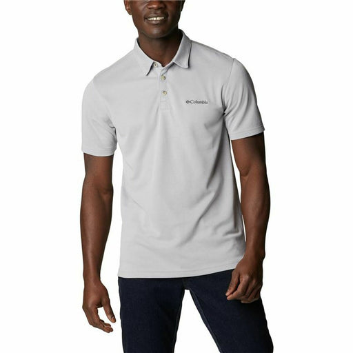 Tricou Polo cu Mânecă Scurtă Bărbați Columbia Nelson Point™ Gri - WALTI WALTI