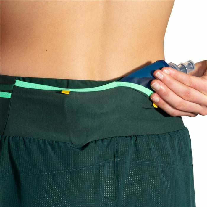 Pantaloni Scurți Sport pentru Damă Brooks High Point 3" 2-in-1 2.0 Verde - WALTI WALTI
