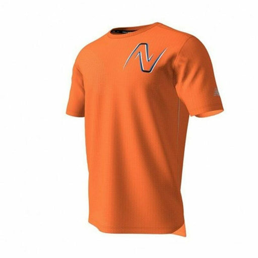 Tricou cu Mânecă Scurtă Bărbați New Balance GR Impact Run Portocaliu - WALTI WALTI