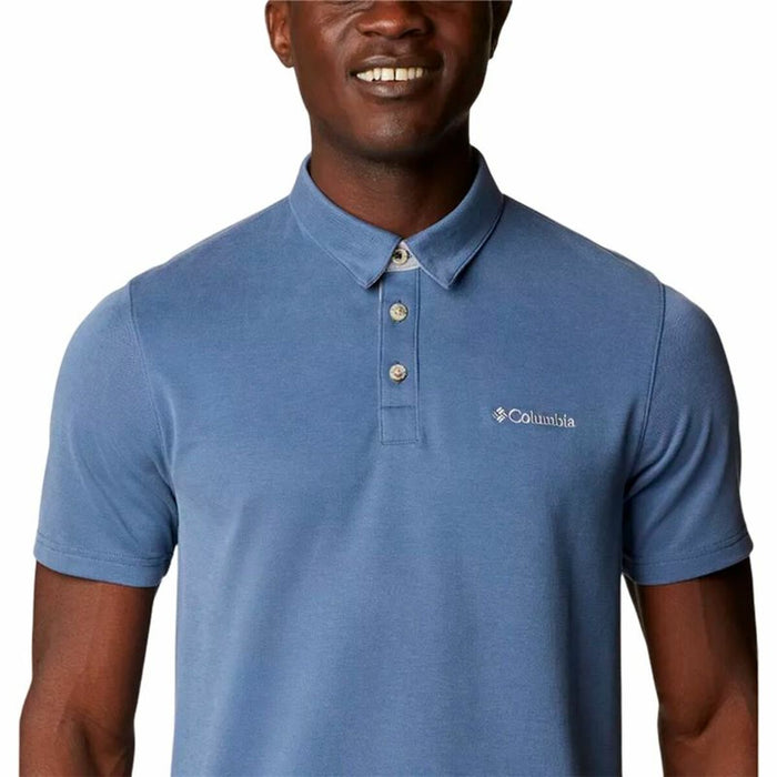 Tricou Polo cu Mânecă Scurtă Bărbați Columbia Nelson Point™ Indigo - WALTI WALTI