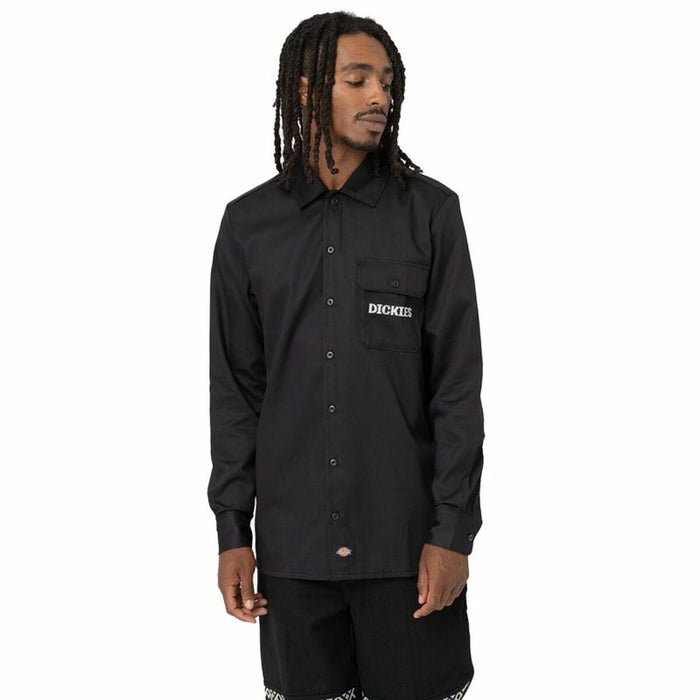 Cămașă cu Mânecă Lungă Bărbați Dickies Wichita Negru - WALTI WALTI