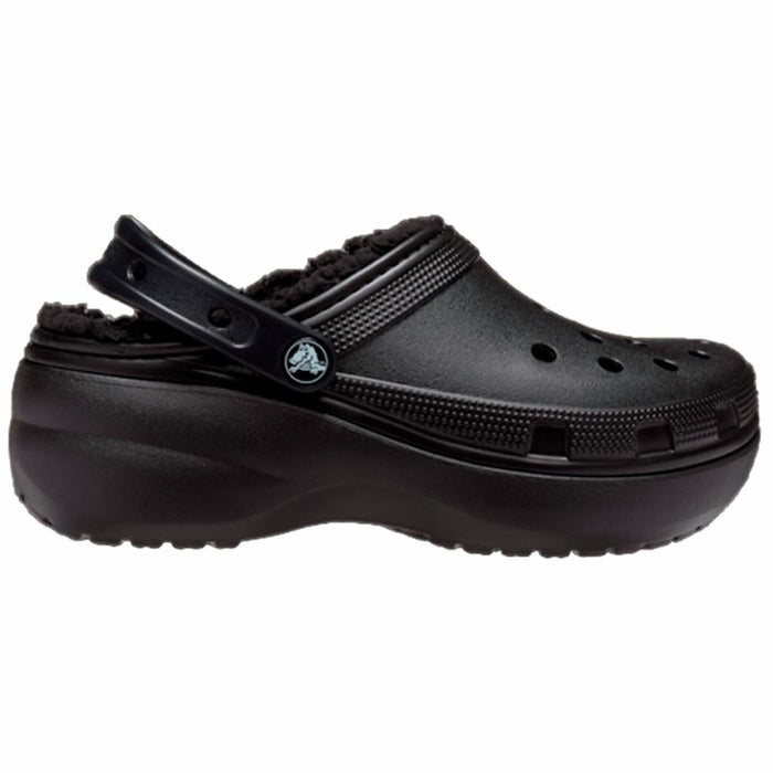 Saboți Crocs Classic Platform Lined Clog Negru - WALTI WALTI