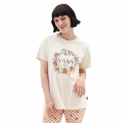 Tricou cu Mânecă Scurtă Femei Vans Wreath Of Flowers Bff Tee-B - WALTI WALTI