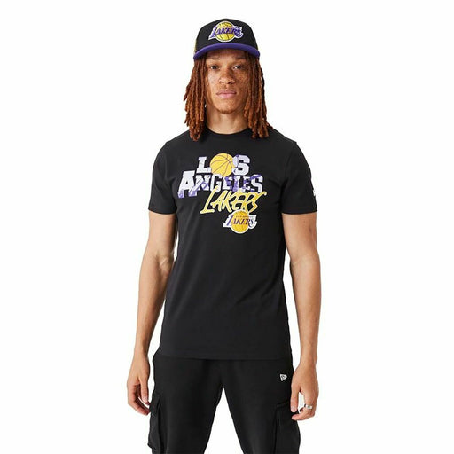 Tricou cu Mânecă Scurtă Bărbați New Era  NBA Infill Graphic LA Lakers - WALTI WALTI