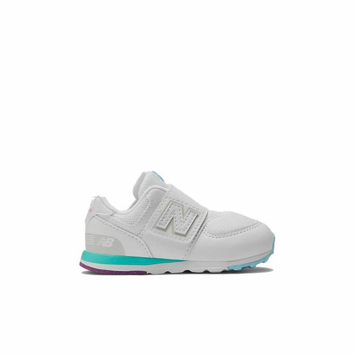 Adidași pentru Copii New Balance 574 NEW-B HOOK LOOP Alb - WALTI WALTI