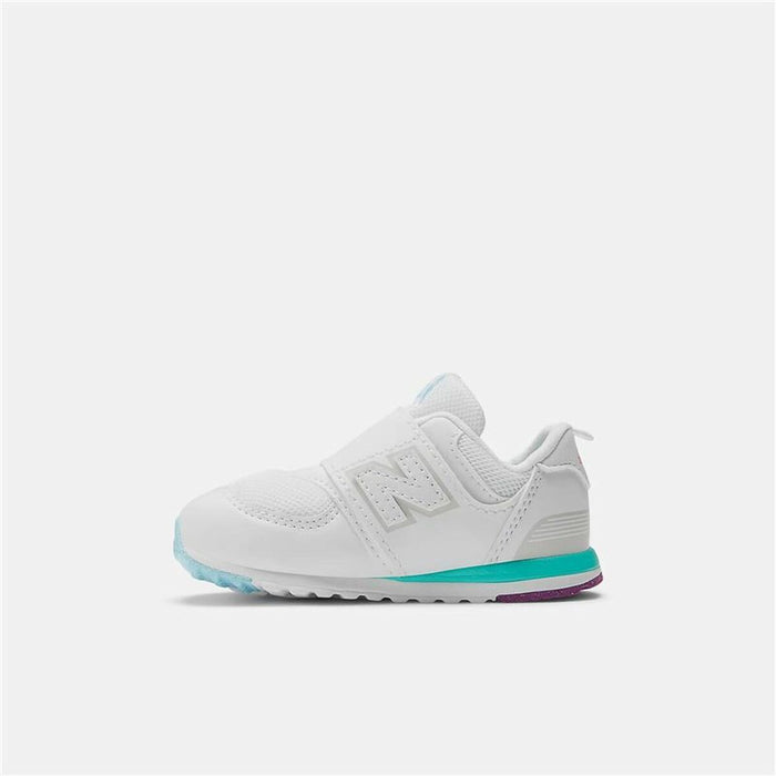 Adidași pentru Copii New Balance 574 NEW-B HOOK LOOP Alb - WALTI WALTI