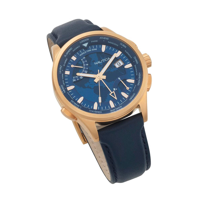 Ceas Bărbați Nautica SHANGHAI - WORLDTIMER (Ø 44 mm) - WALTI WALTI
