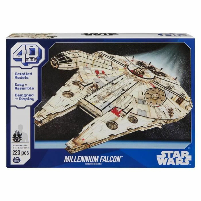 Set de Construcție Star Wars Millennium Falcon 223 piezas 43 x 31,4 x 22,4 cm Gri Multicolor - WALTI WALTI