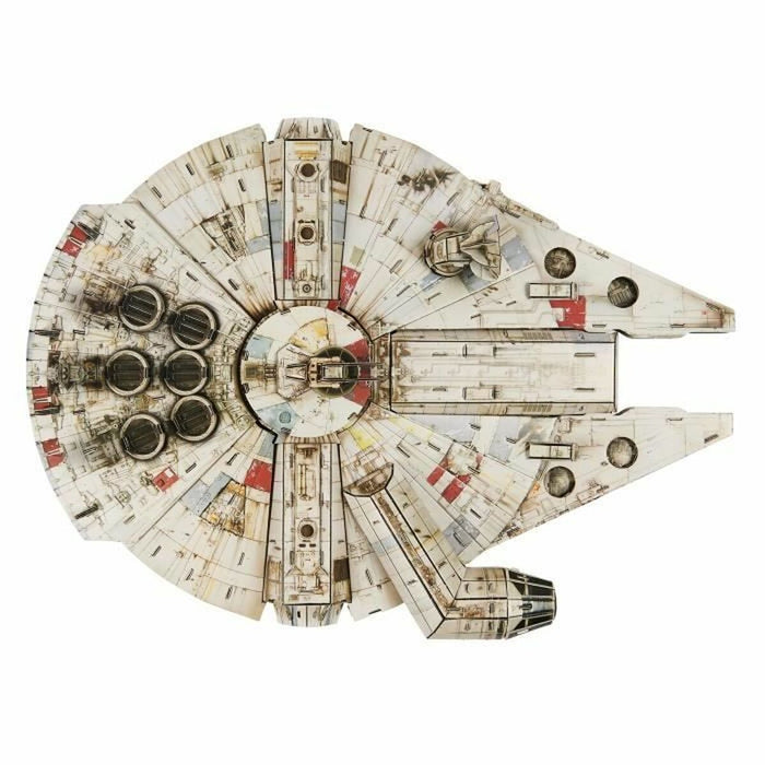 Set de Construcție Star Wars Millennium Falcon 223 piezas 43 x 31,4 x 22,4 cm Gri Multicolor - WALTI WALTI