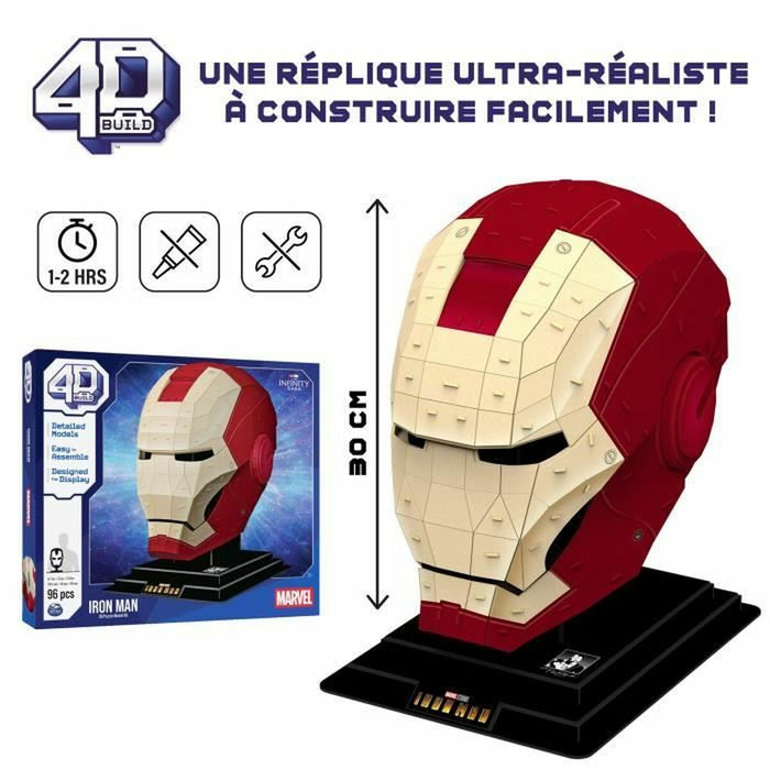 Set de Construcție Marvel Iron Man 96 Piese 24,6 x 19 x 30 cm Multicolor - WALTI WALTI