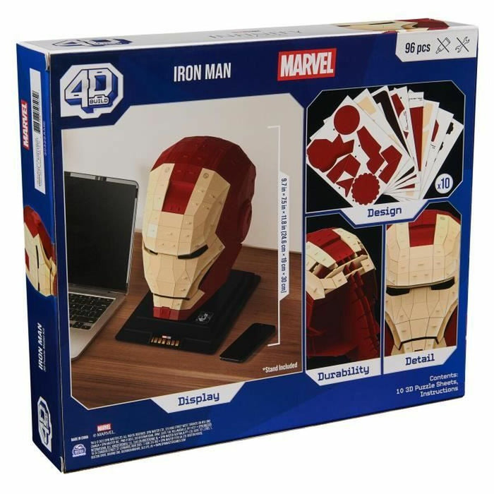 Set de Construcție Marvel Iron Man 96 Piese 24,6 x 19 x 30 cm Multicolor - WALTI WALTI