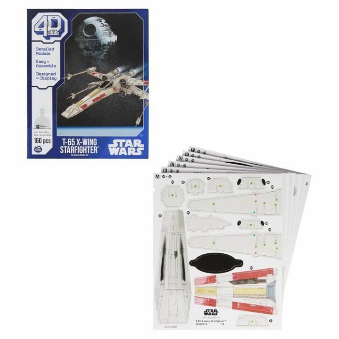 Set de Construcție Star Wars T-65 X-Wing Starfighter 160 Piese 38 x 34,5 x 26 cm Multicolor - WALTI WALTI