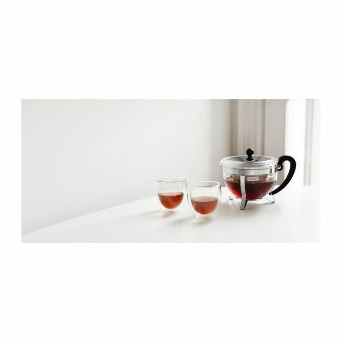 Ceainic Bodum CHAMBORD Gri Transparent 1,3 L 16,8 x 23,3 x 16,8 cm - WALTI WALTI