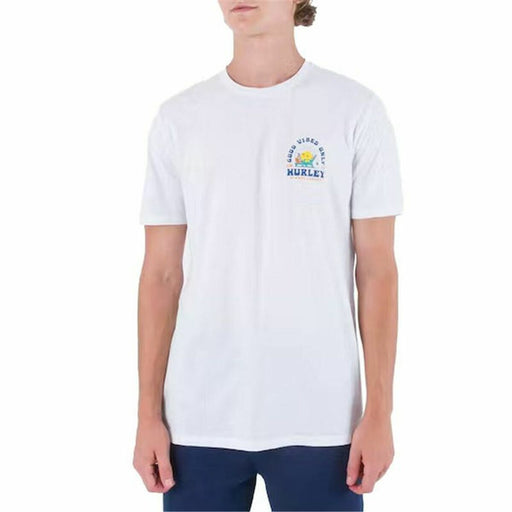 Tricou cu Mânecă Scurtă Bărbați Hurley Everyday Vacation Alb - WALTI WALTI