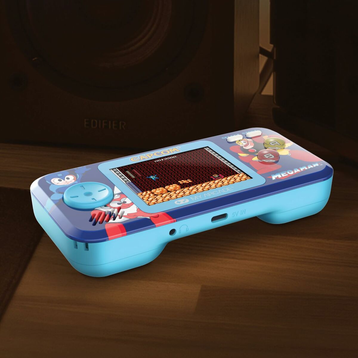 Consolă de Jocuri Portabilă My Arcade Pocket Player PRO - Megaman Retro Games Albastru - WALTI