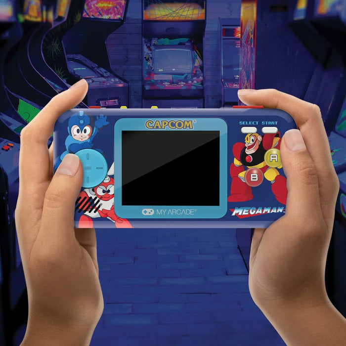 Consolă de Jocuri Portabilă My Arcade Pocket Player PRO - Megaman Retro Games Albastru - WALTI WALTI