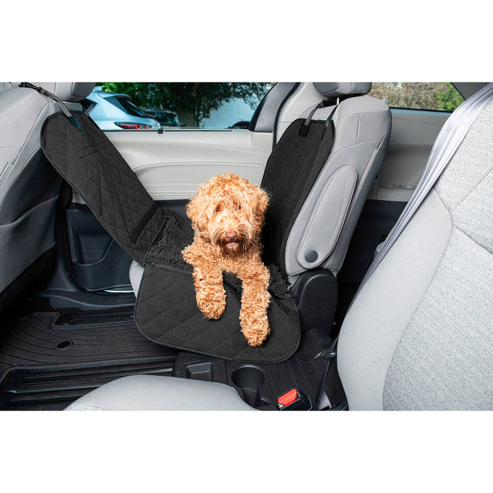Husă de protecție pentru scaun auto individual pentru animale de companie Dog Gone Smart 112 x 89 cm Negru Plastic - WALTI WALTI